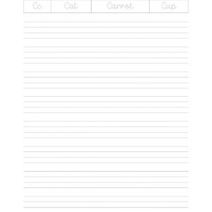 English Alphabets and Words Writing Practice Book
