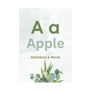 English Alphabets and Words Writing Practice Book